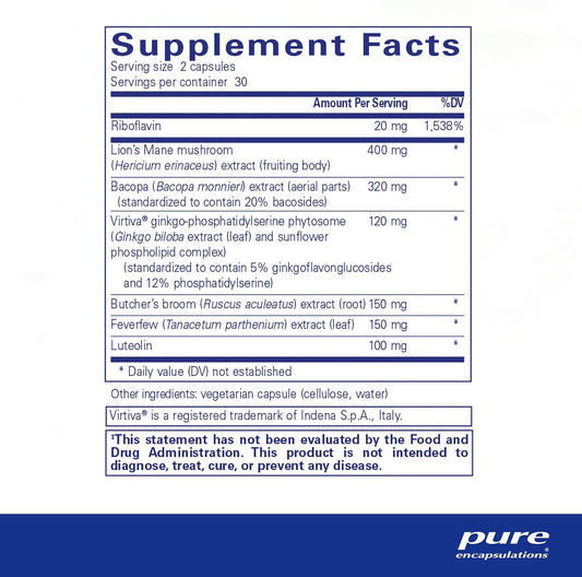 Pure Encapsulations Brain Reset | Supports Concentration, Clarity, and