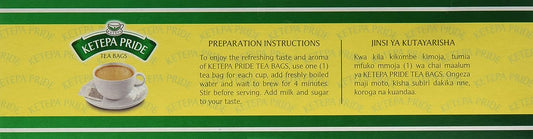 Ketepa Pride Standard Pack, 100 Tag Less Teabags