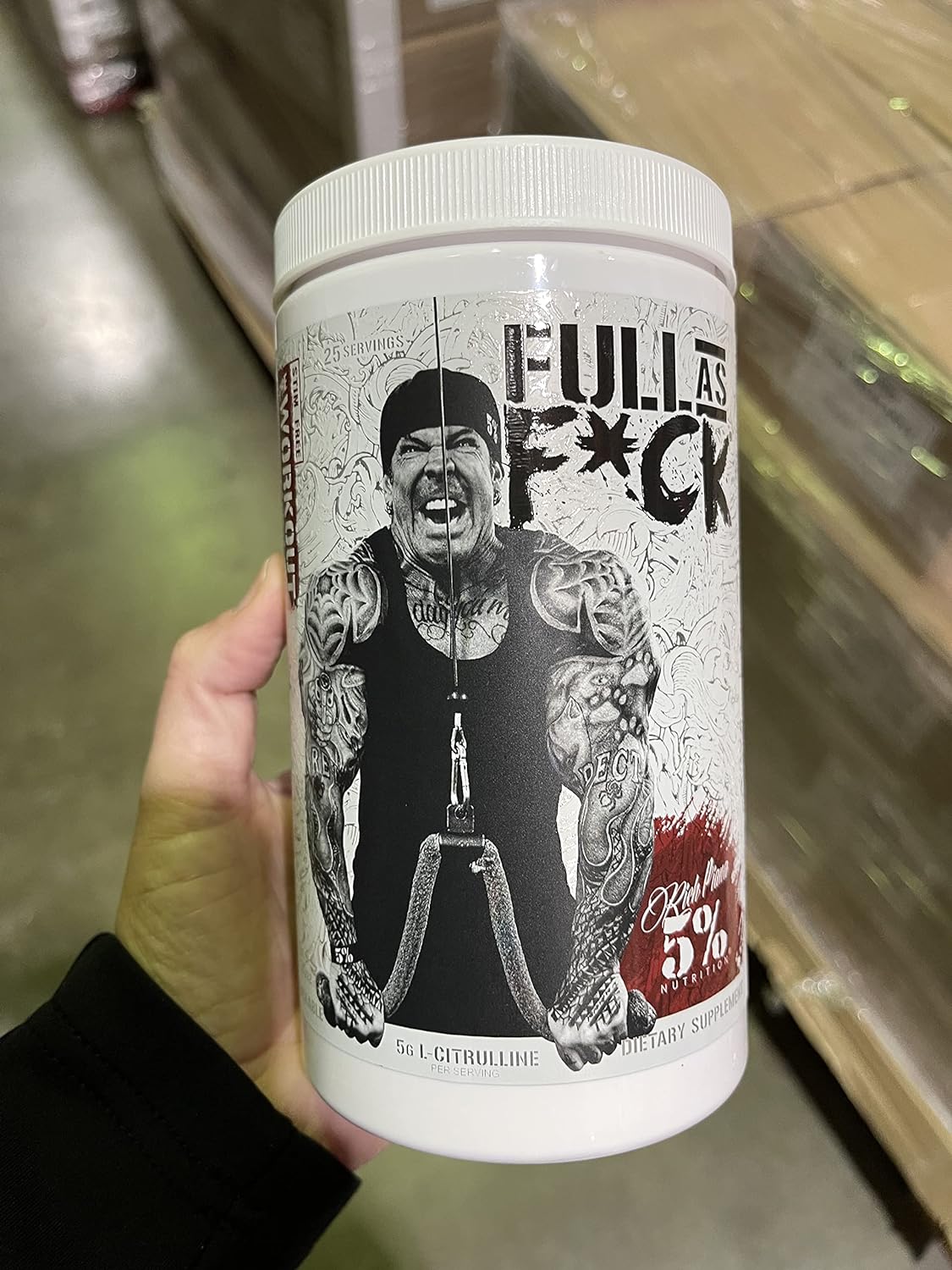 5% Nutrition Rich Piana 2-Stack | AllDayYouMay Caffeinated + FasF | BC