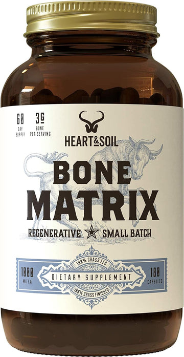 Heart & Soil Grass Fed Bone Matrix ? Supports Bone and Joint Health, S