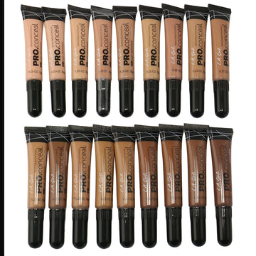 L.A. Girl PC Pro Conceal High Definition Concealer set of color GC971988, All, 16 , (Pack of 18) (LAX-GC971-GC988)