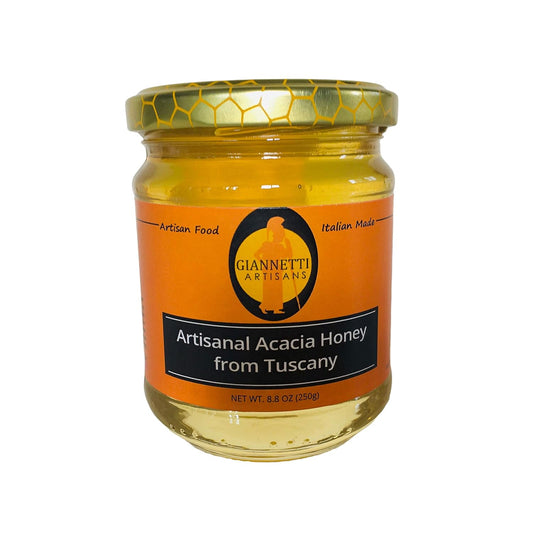 Giannetti Artisans Handmade Imported Acacia Honey from Italy - 2022 batch - 8.8 oz (250 g)