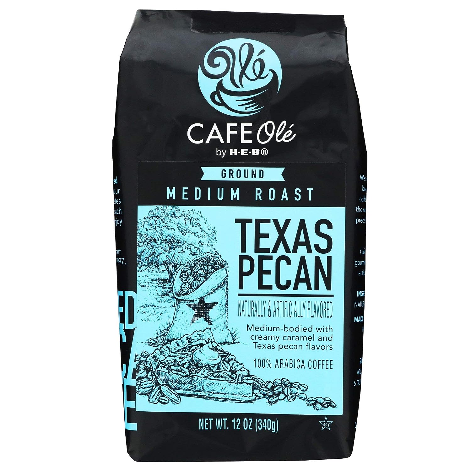 Roasting Plant Cafe Ole Texas Pecan Ground Coffee pack of 2