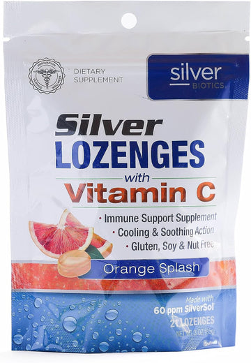Silver Biotics Colloidal Silver Lozenges | 60 Ppm Silversol
