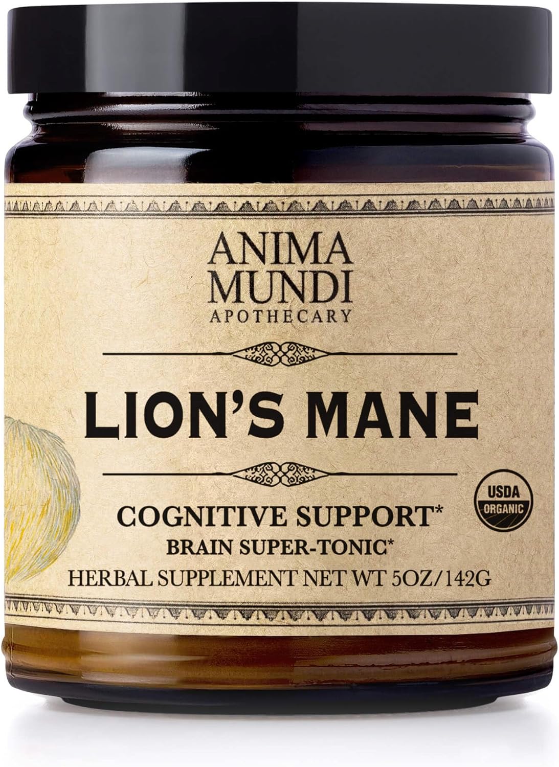 Anima Mundi Lions Mane Brain Tuner Mushroom Powder - Organic Lions Man