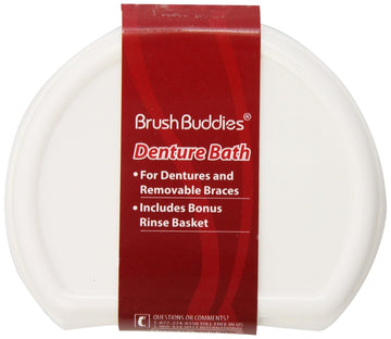 Brush Buddies Denture Bath, Colors May Vary