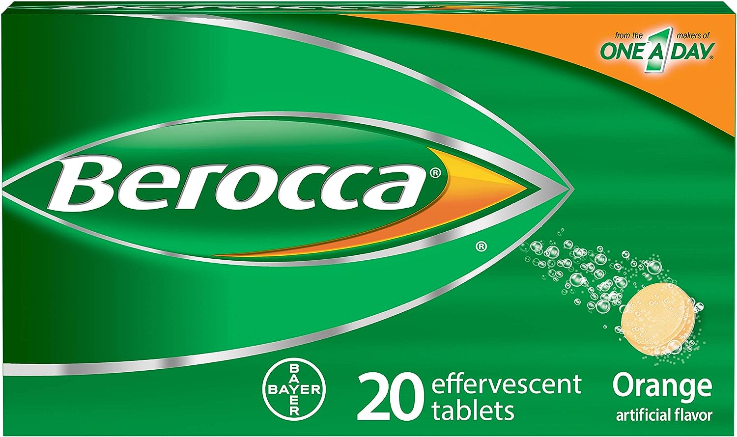 Berocca Energy Vitamin Supplement For Mental Sharpness And Physical En