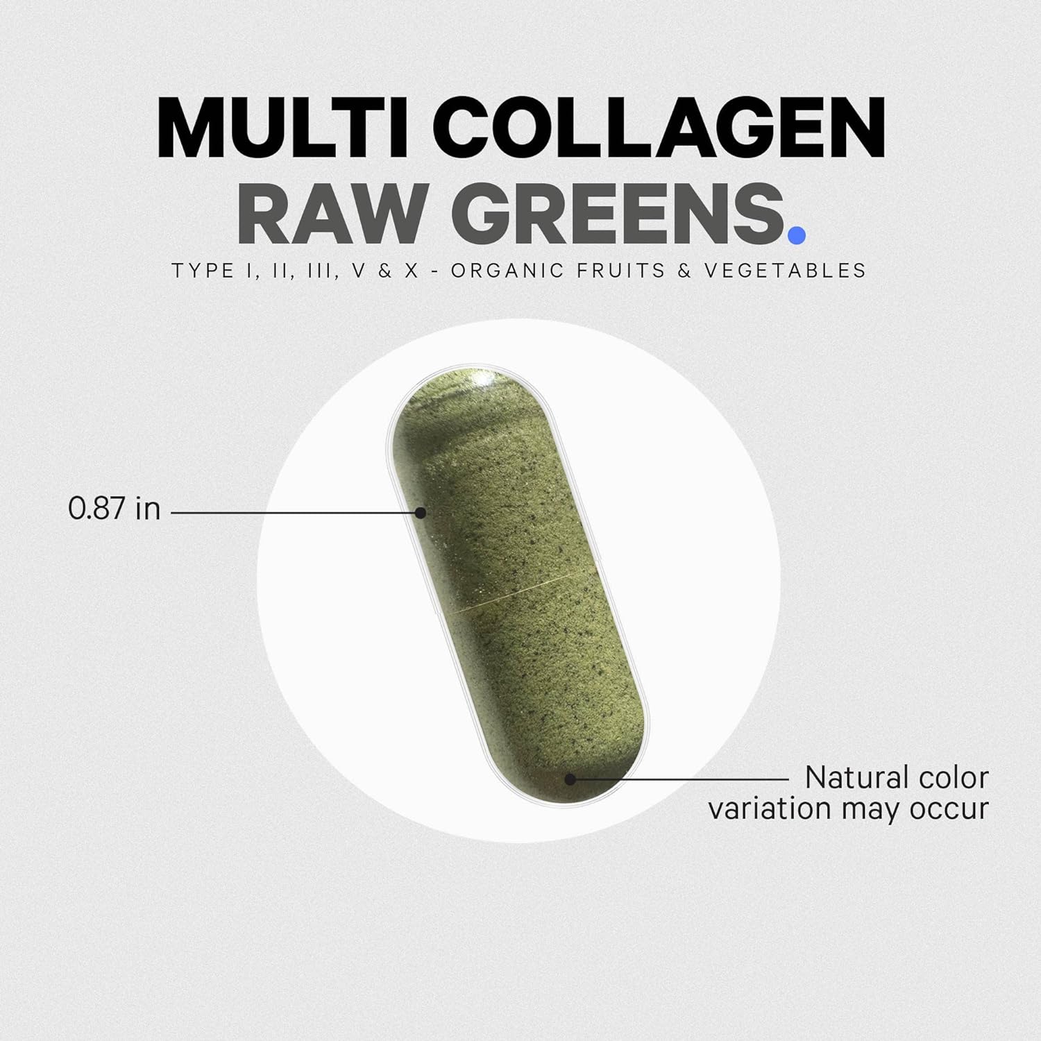 Codeage Multi Collagen Protein + Organic Raw Greens Superfoo