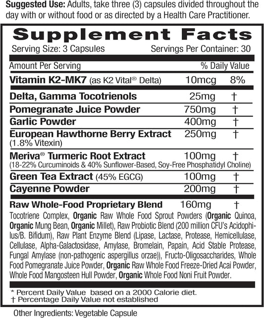 Emerald Labs Heart, Artery & Vein Health - Dietary Supplement with Haw
