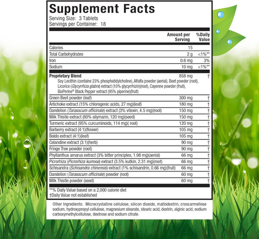 Nature's Secret Milk Thistle Liver Detox 54ct