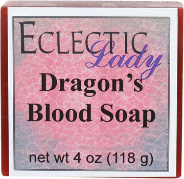 Eclectic Lady Dragon's Blood Glycerin Soap, 4  Bar