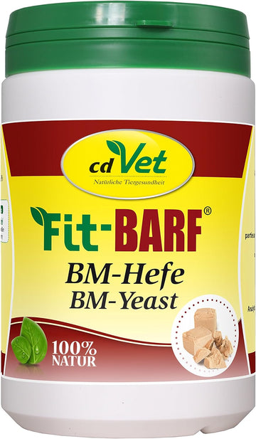 cdVet Naturprodukte Fit-Barf BM-Yeast 600 g - Dog & Cat - brewer's Yeast - Skin & Coat Support - biotin - folic Acid - I