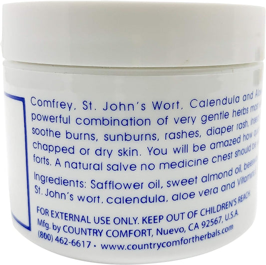 Country Comfort Herbal Savvy Comfrey Aloe Vera, 2 Ounce