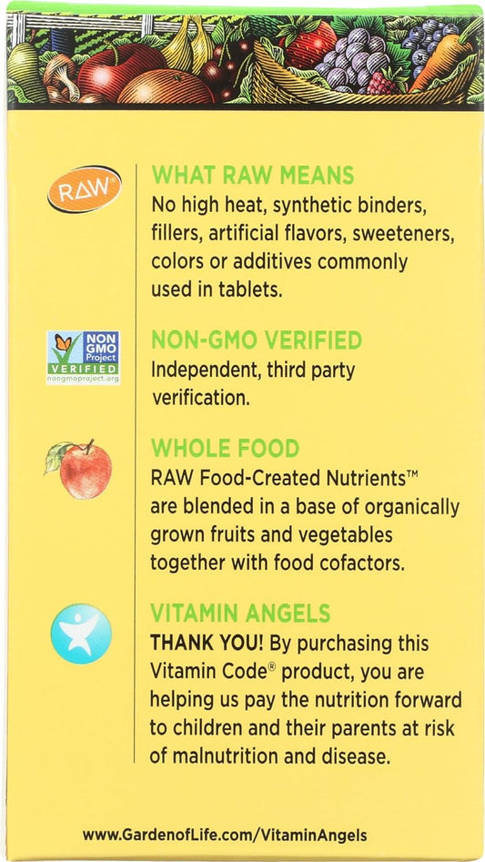 Garden Of Life Vitamin Code Raw Vitamin B Complex Vegetarian Capsules, 60 Ct
