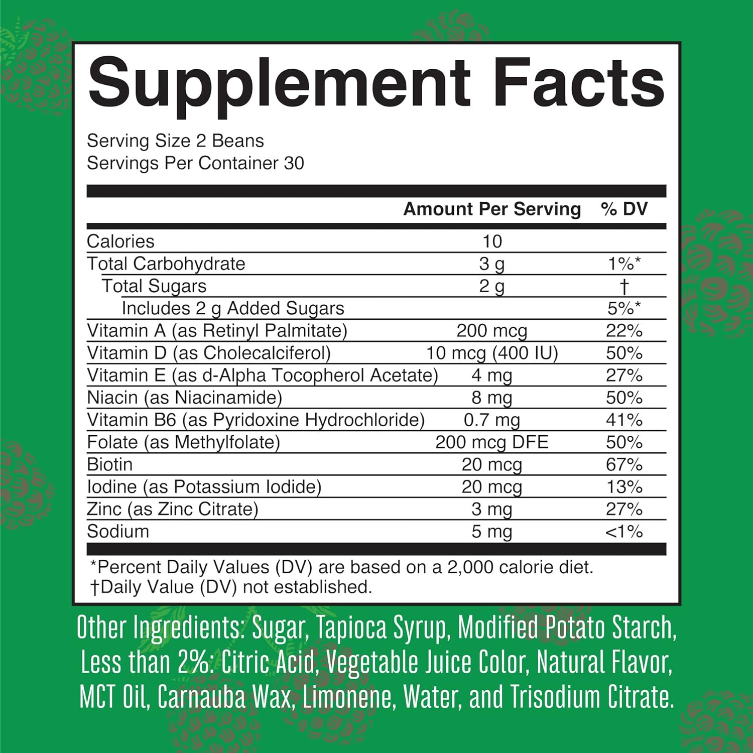 MaryRuth's Multivitamin Multimineral Vita-Beans for Kids | Vegan Chewa