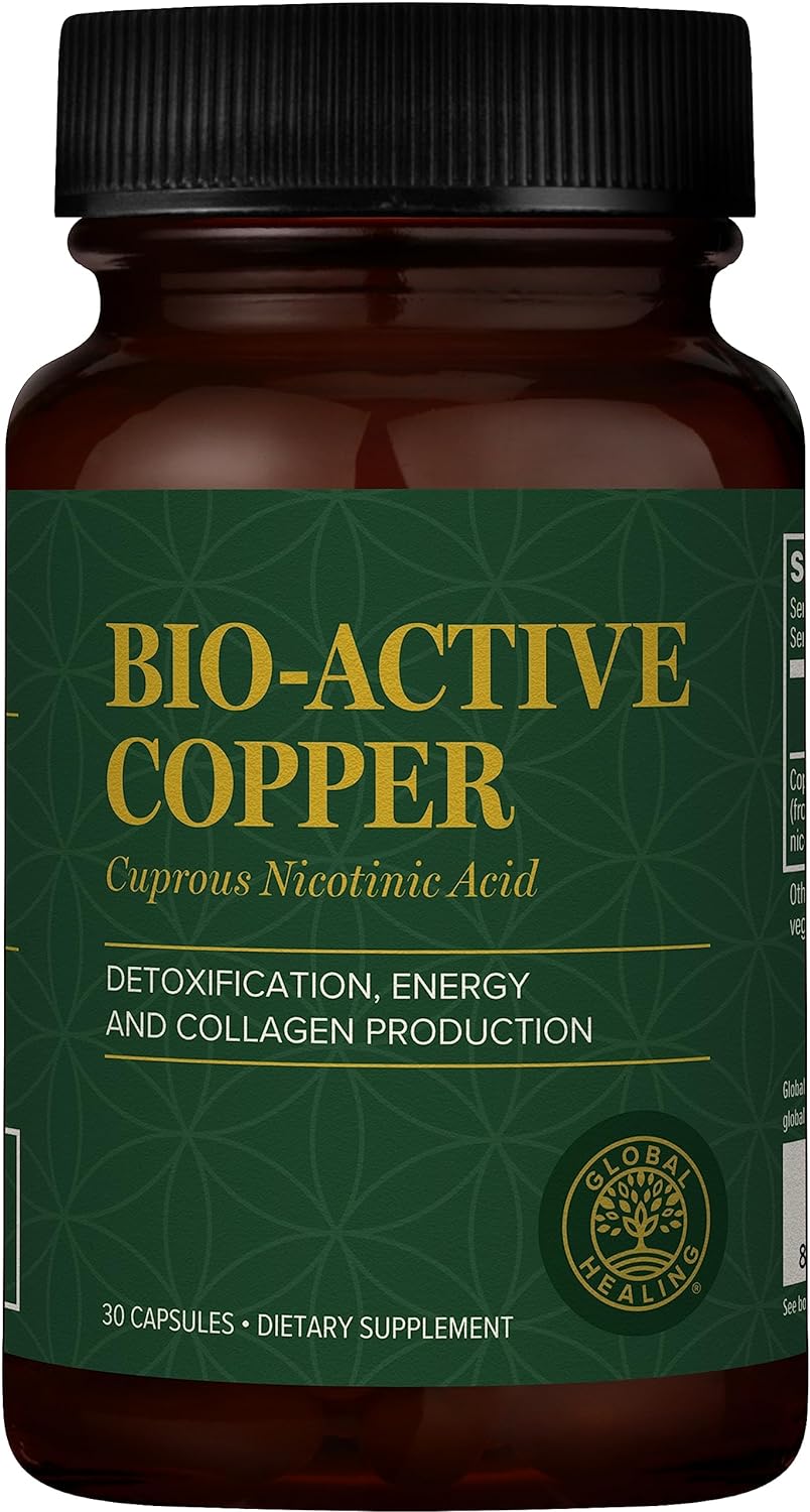 Global Healing Bio-Active Copper Supplement Cu1 - Cuprous Nicotinic Ac