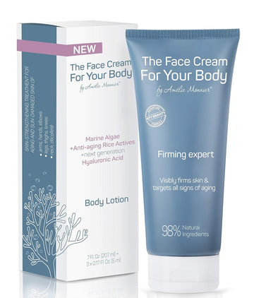 The Face Cream For Your Body - Crepey Skin Repair Treatment - European Advanced Body Repair Treatment to Erase Crepe skin on Arms and Legs, Face and Neck, Hands. Firming body lotion 7.5 plus travel sachets