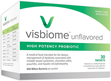 Visbiome? High Potency Probiotic 450 Billion Strength - 30 Packets Unf3.6 Pounds