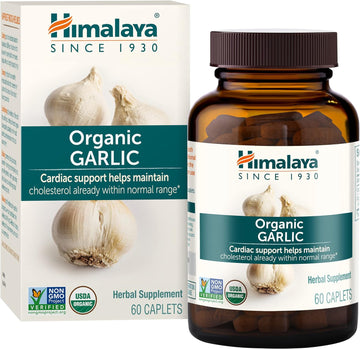 Himalaya Organic Garlic, for Total Heart Health, Cholesterol