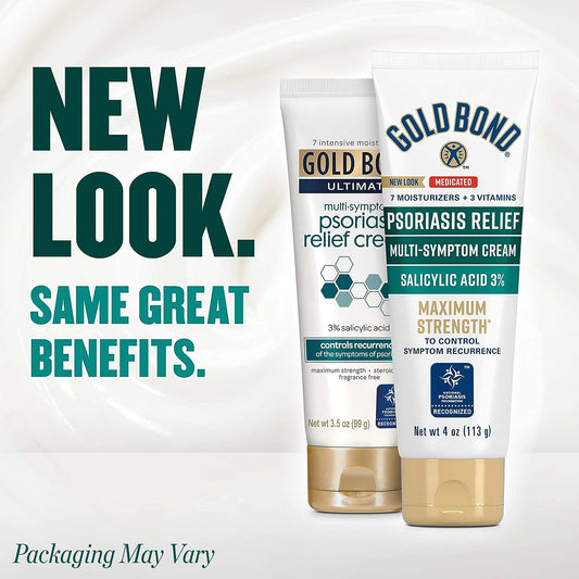 Gold Bond Multi-Symptom Psoriasis Relief Cream, 4 Oz., For I