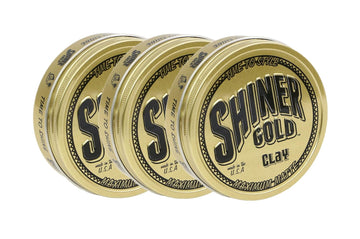 Shiner Gold Matte Clay Pomade 3 Pack