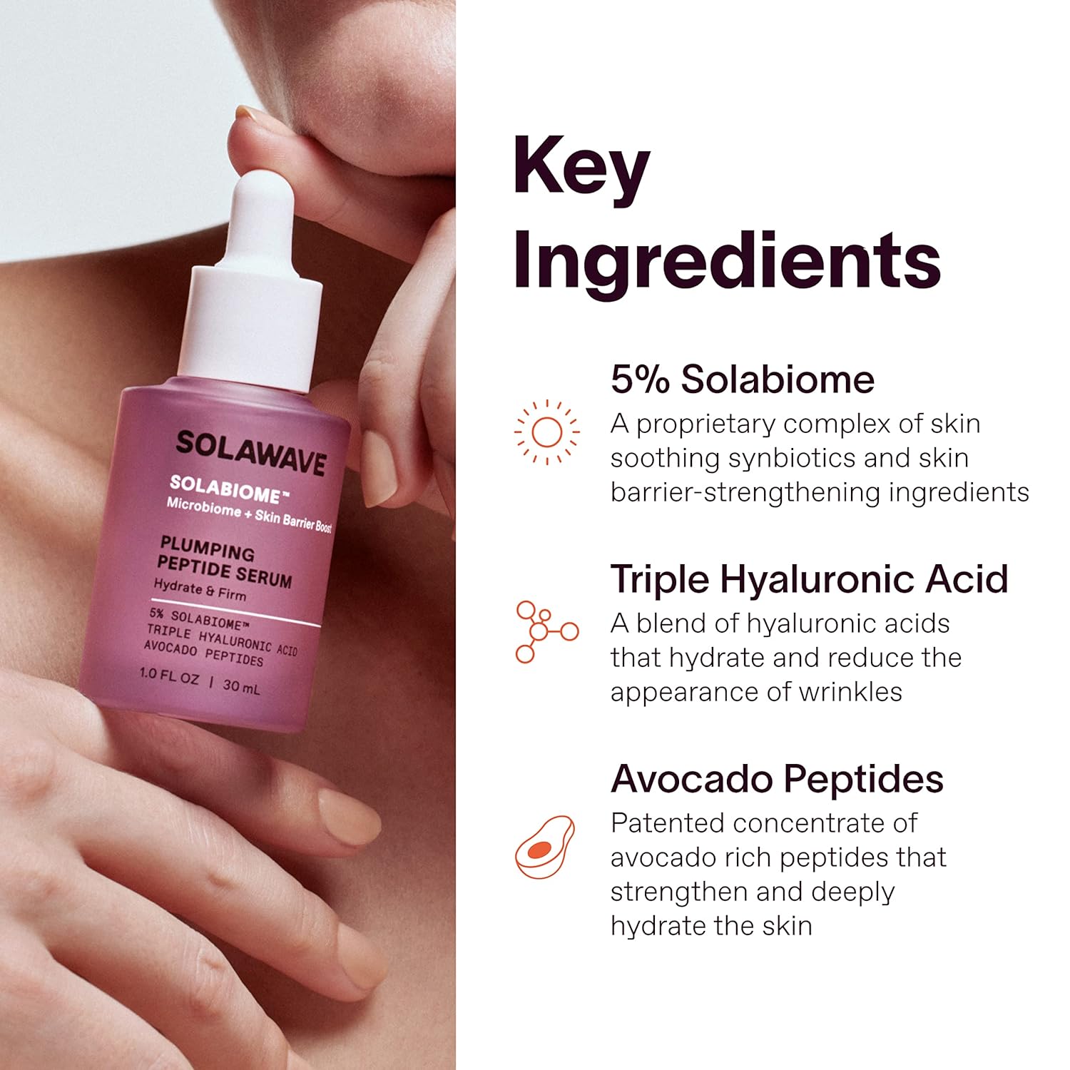 Esupli.com Solawave Plumping Peptide Serum Rejuvenates skin with Solabi