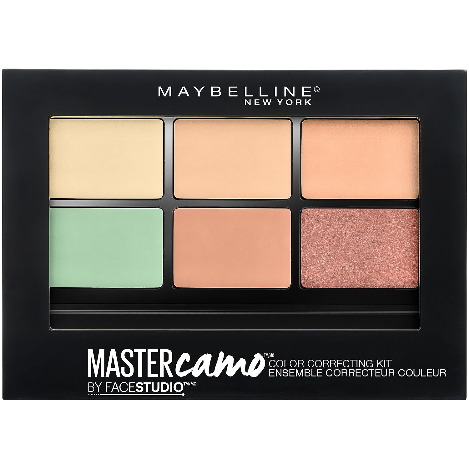 Maybelline New York Facestudio Master Camo Color Correcting Kit, Light, 0.21