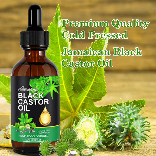 PEDSCBG Hair Growth Oil - 100% Jamaican Black Castor Oil for stimulating Hair, Eyelash and Eyebrow Growth and Skin moist