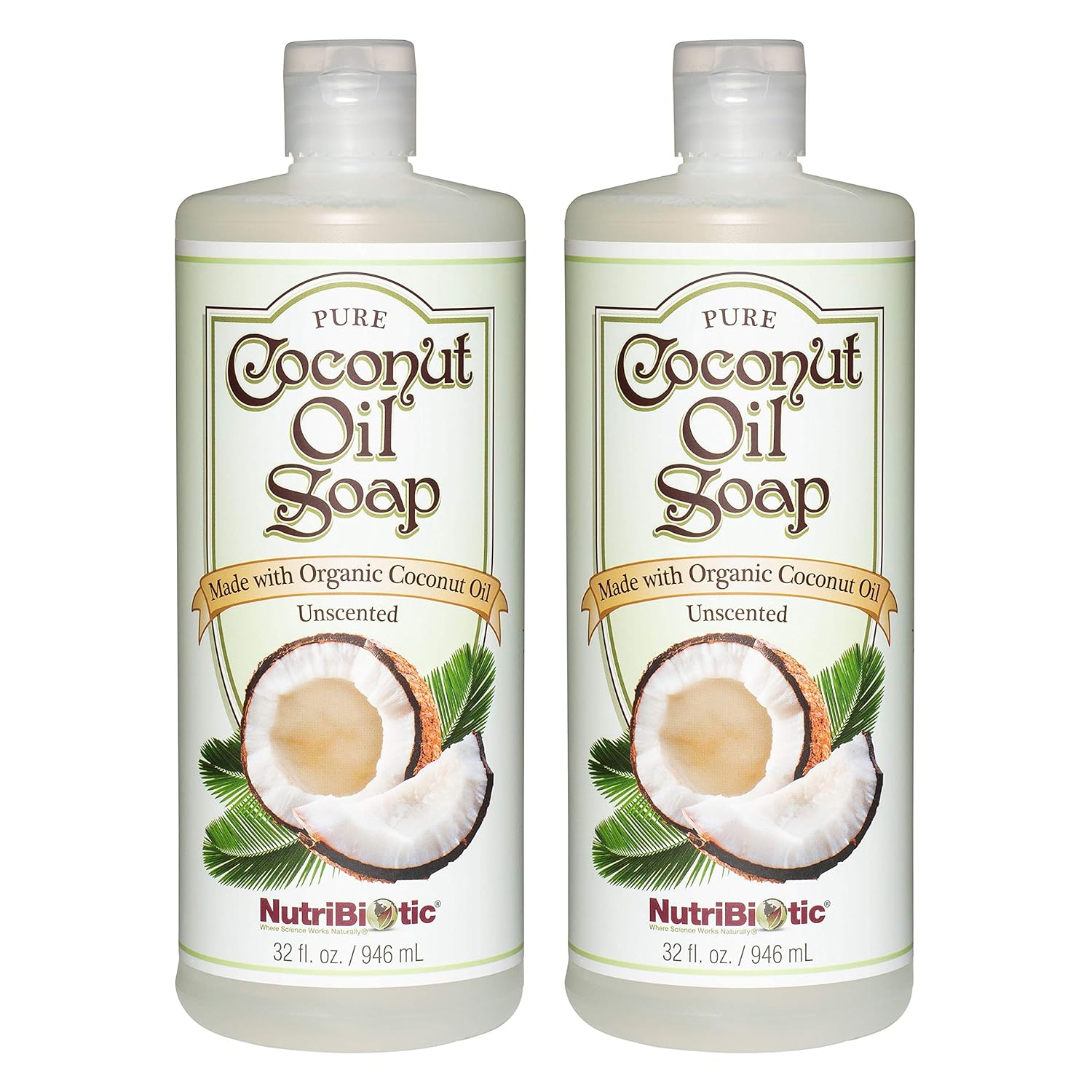 Esupli.com  NutriBiotic Pure Coconut Oil Soap, Unscented 32 