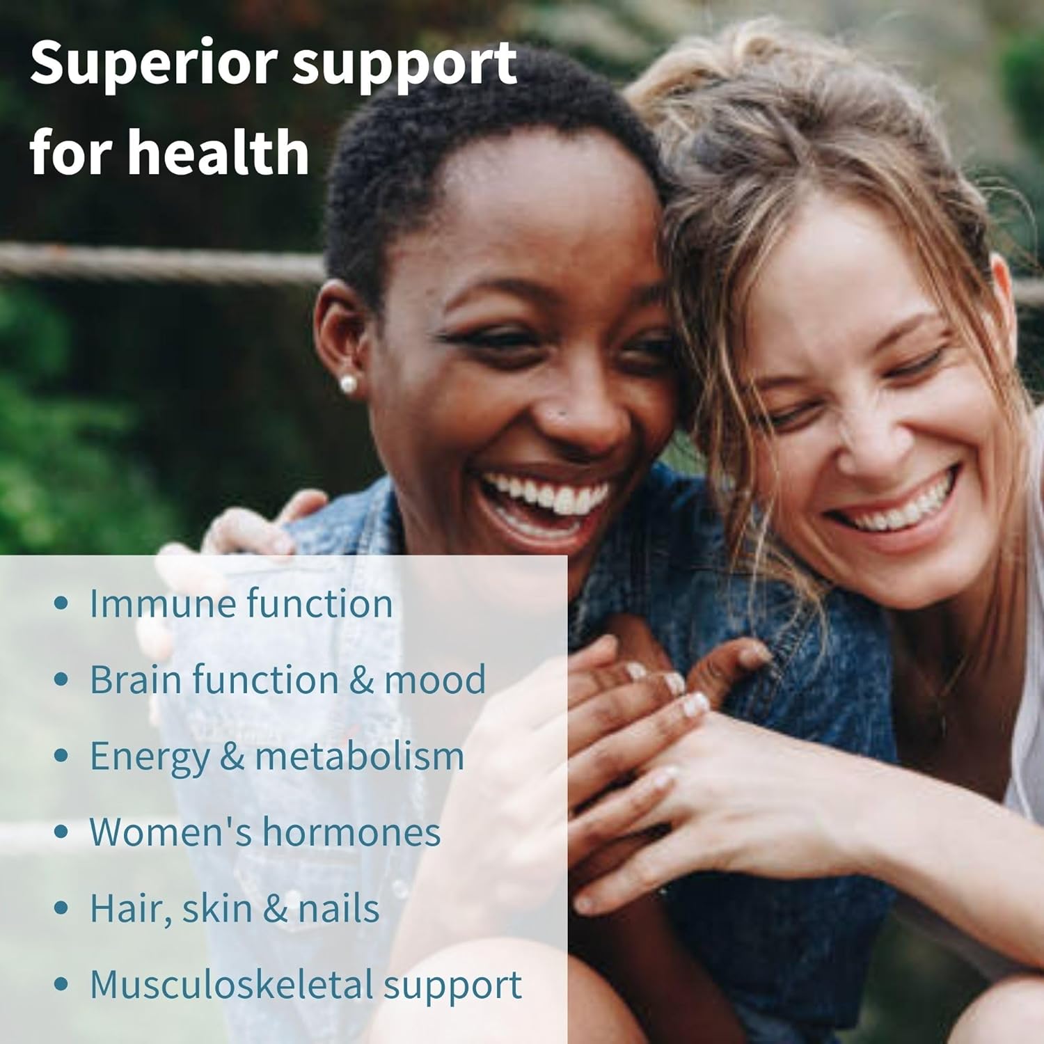 Multivitamin & Minerals for Women + Calcium & Magnesium Complex Vegan 