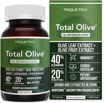Total Olive? - Olive Leaf Extract (40% Oleuropein) Plus Olive Fruit Ex