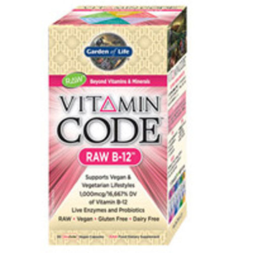 Vitamin Code Raw B12 30 Caps By Garden of Life