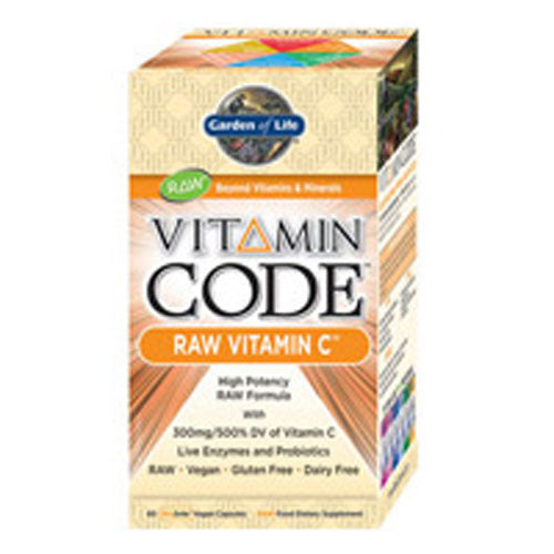 Vitamin Code Raw Vitamin C 60 Caps By Garden of Life
