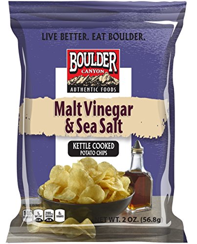 Boulder Canyon, Malt Vinegar & Sea Salt Kettle Cooked Potato Chips