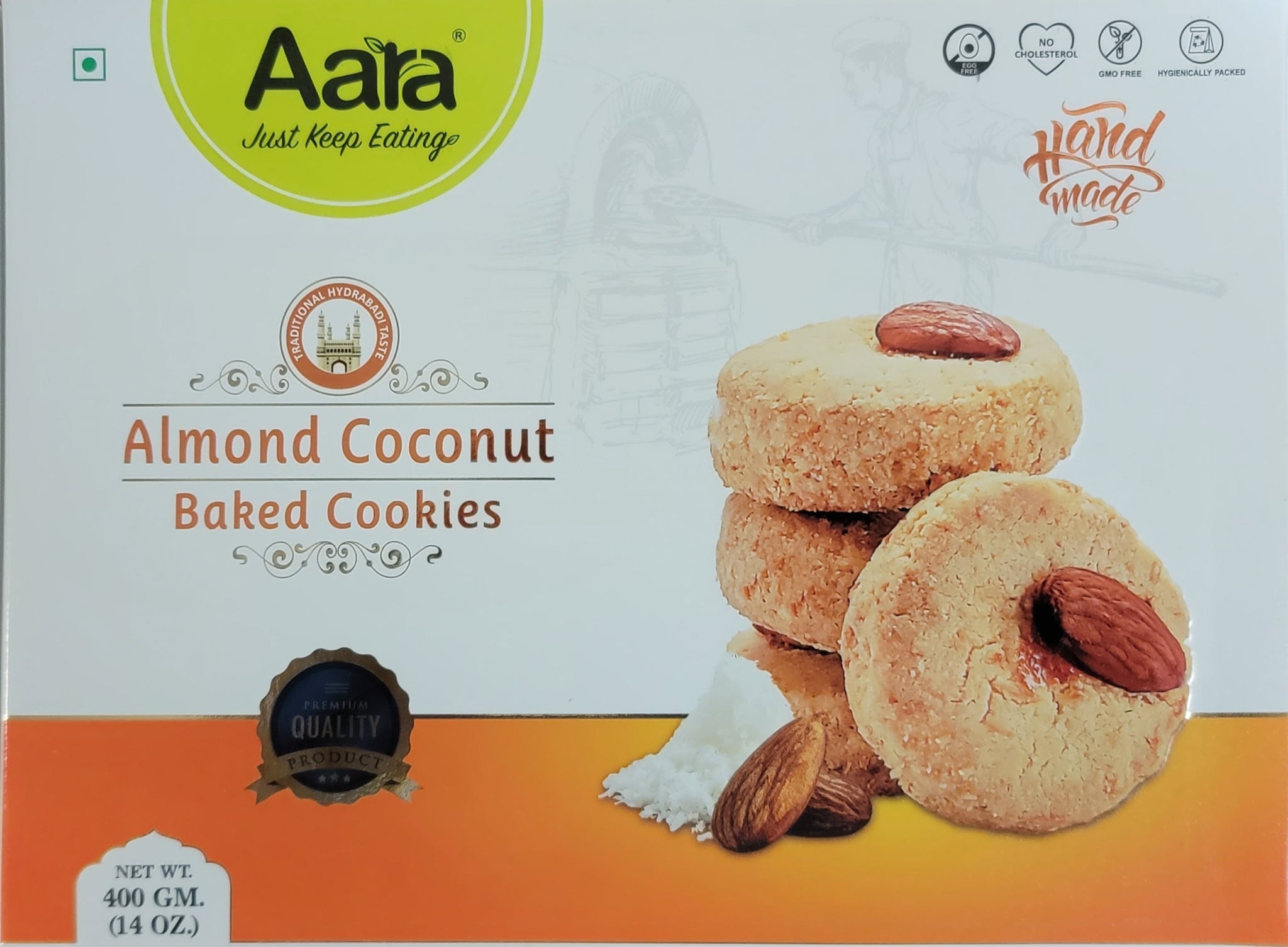 Aara Almond Coconut Baked Cookies