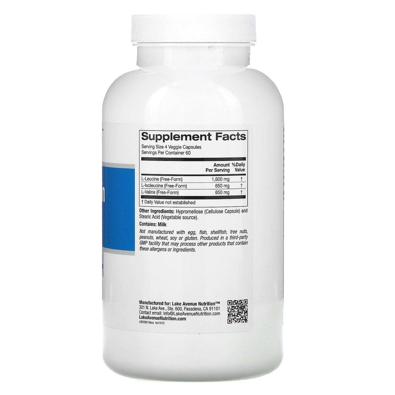 Lake Avenue Nutrition, Branched-Chain Amino Acids