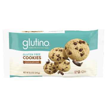 Glutino Gluten Free, Semi Sweet Chocolate Chip Cookies . Pack