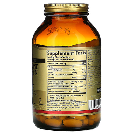 Solgar, Glucosamine Chondroitin MSM with Ester-C