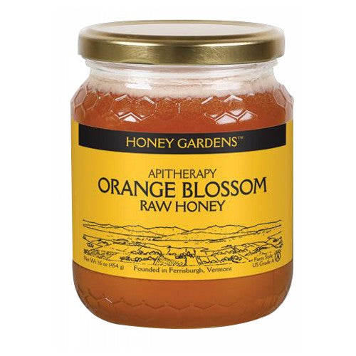 Raw Honey Orange Blossom, 1 lb By Honey Gardens
