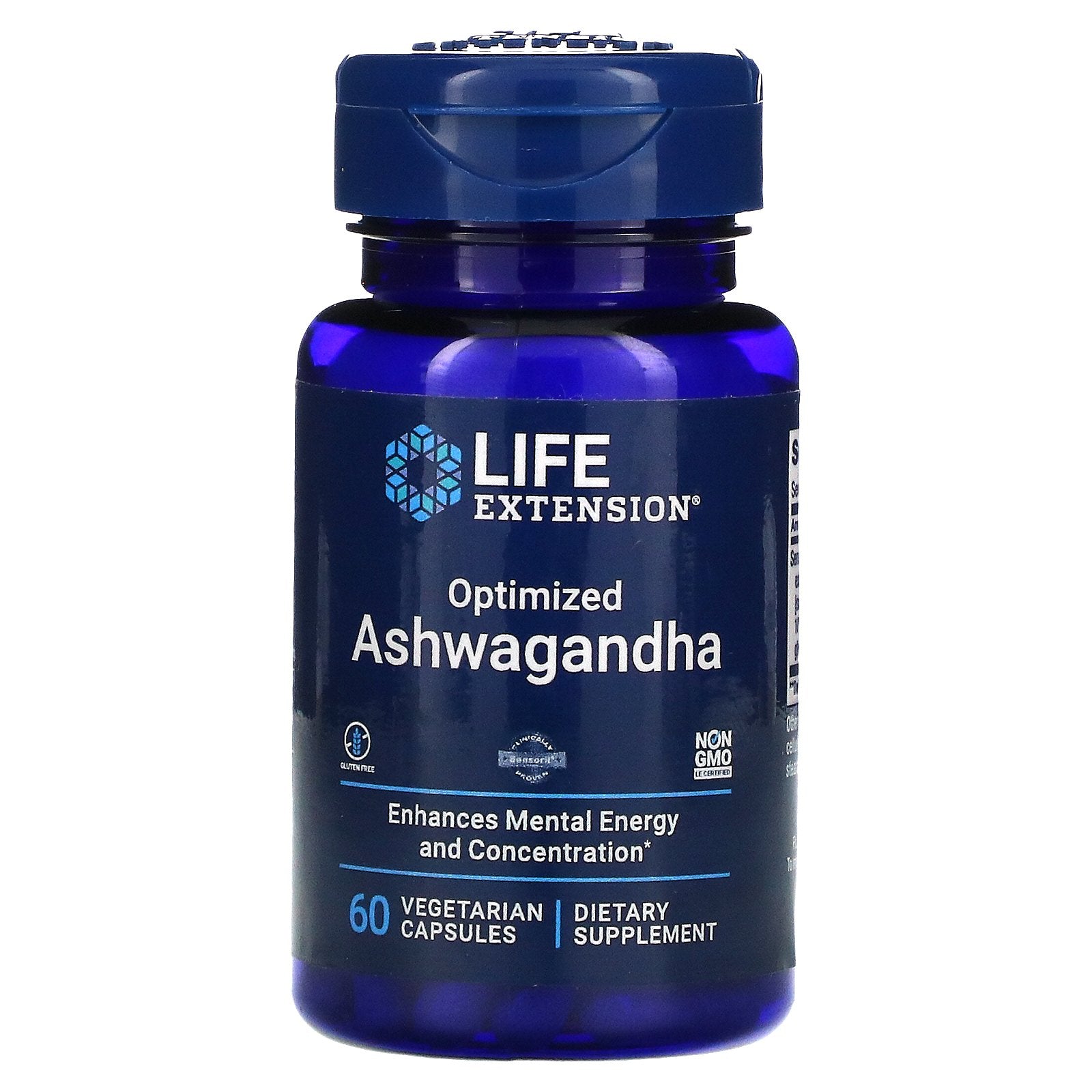 Life Extension, Optimized Ashwagandha, Vegetarian Capsules
