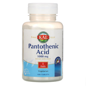 KAL, Pantothenic Acid, 1000 mg