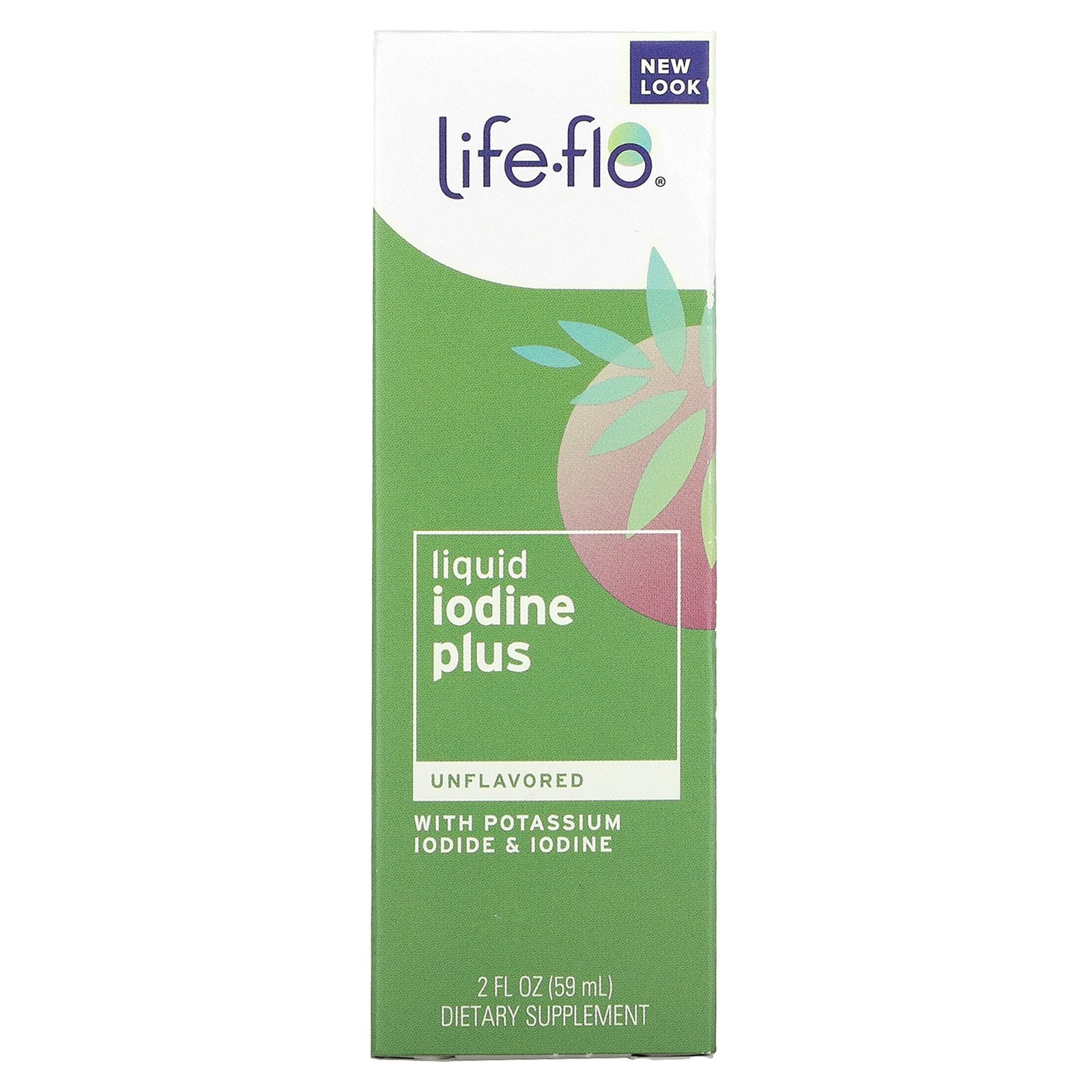 Life-flo, Liquid Iodine Plus, With Potassium Iodide & Iodine, Unflavored(59 ml)