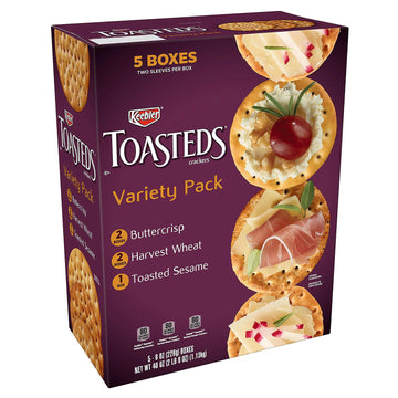 Keebler Toasteds Crackers Variety Pack (5 pk.)