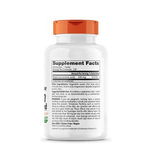 Sustained-Release Niacin with Niaxtend 120 Tabs By Doctors B