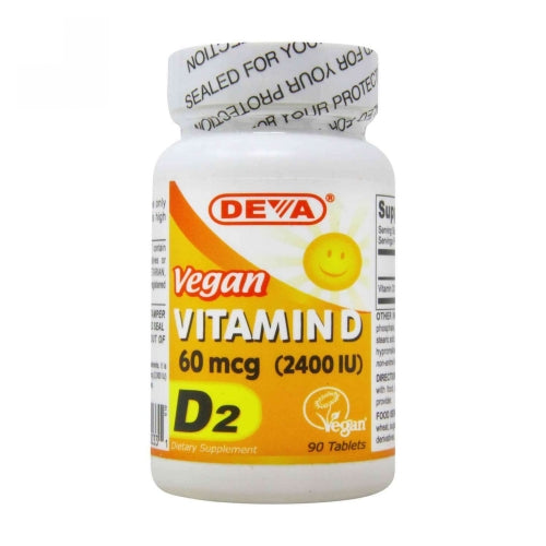 Vegan Vitamin D 90 tabs By Deva Vegan Vitamins