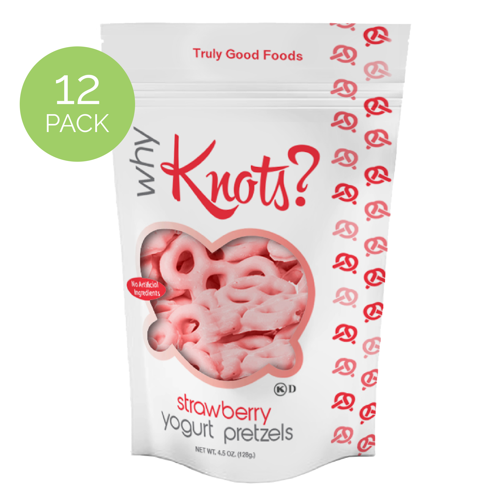 Strawberry Yogurt Pretzels Why Knots? 12-count