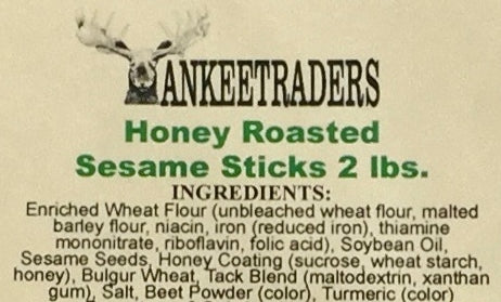 YANKEETRADERS Honey Roasted Sesame Snack Sticks