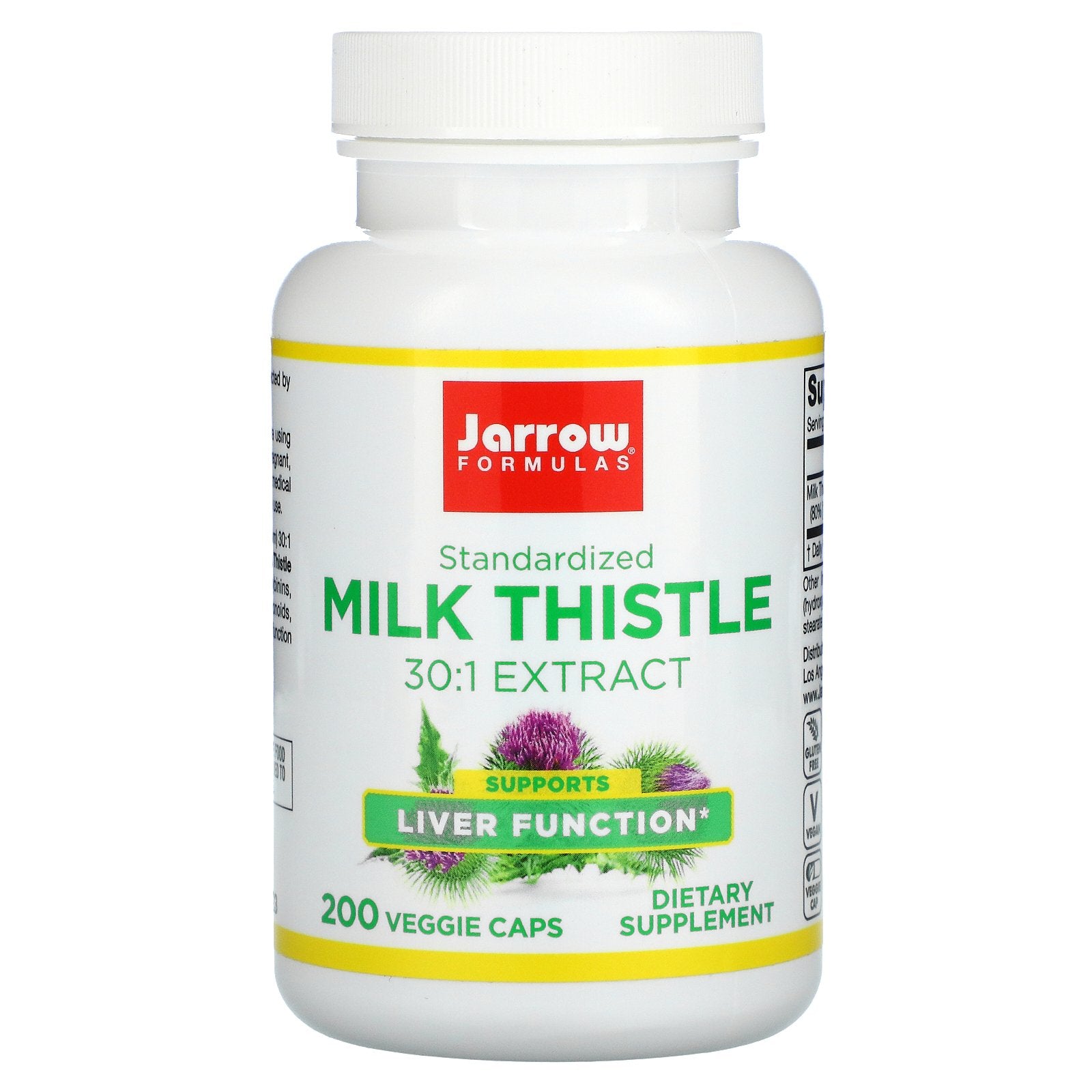 Jarrow Formulas, Standardized Milk Thistle, 150 mg, Veggie Caps