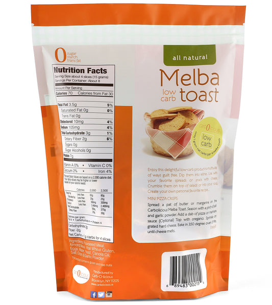 Low Carb Melba Toast (ONION & GARLIC)