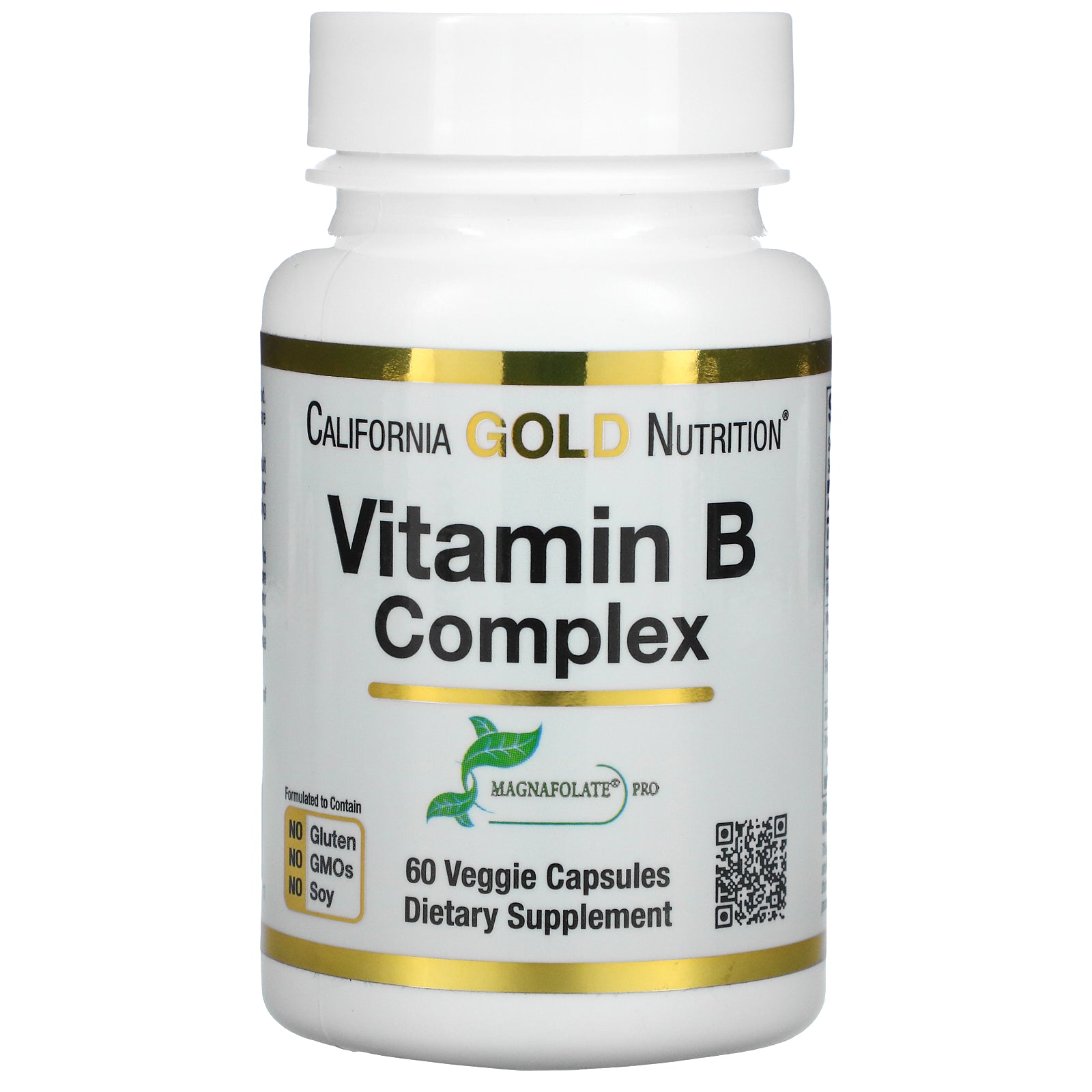 California Gold Nutrition, Vitamin B Complex, Veggie Capsules